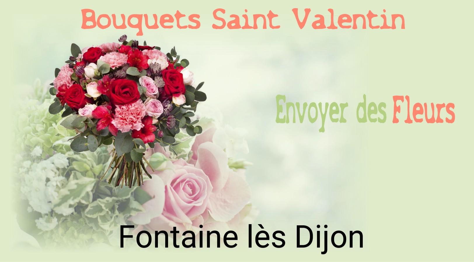 Roses de Saint-Valentin livrées à Fontaine-lès-Dijon